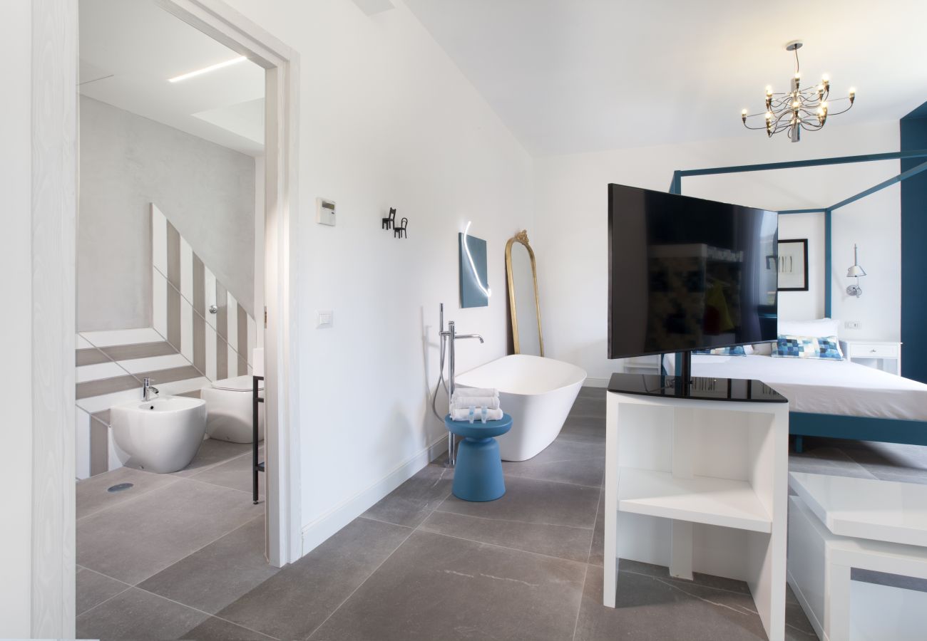 Alquiler por habitaciones en Piano di Sorrento - Design flat - Pesce